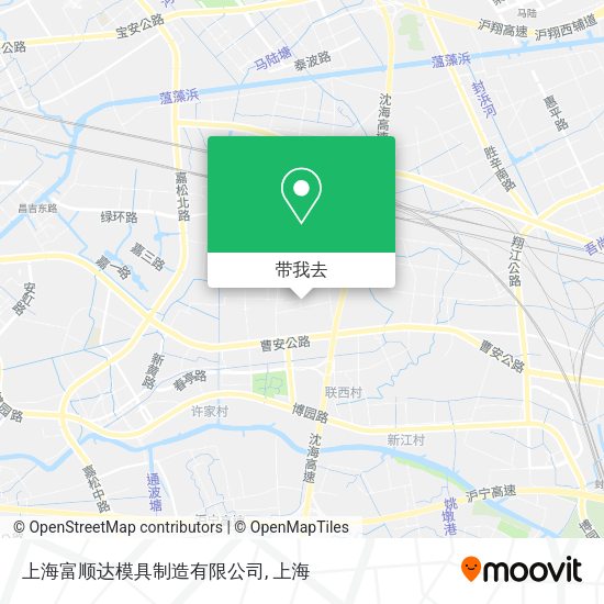 上海富顺达模具制造有限公司地图