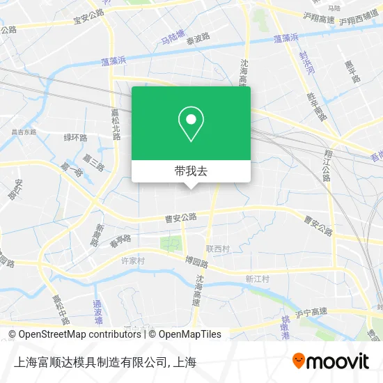 上海富顺达模具制造有限公司地图