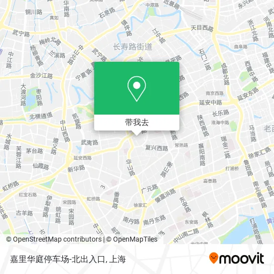 嘉里华庭停车场-北出入口地图