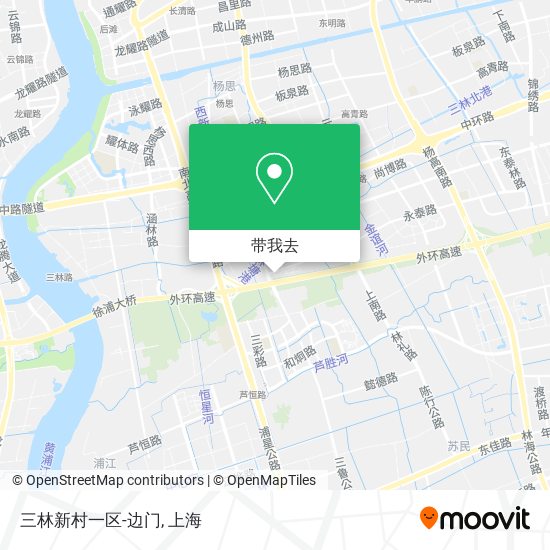 三林新村一区-边门地图