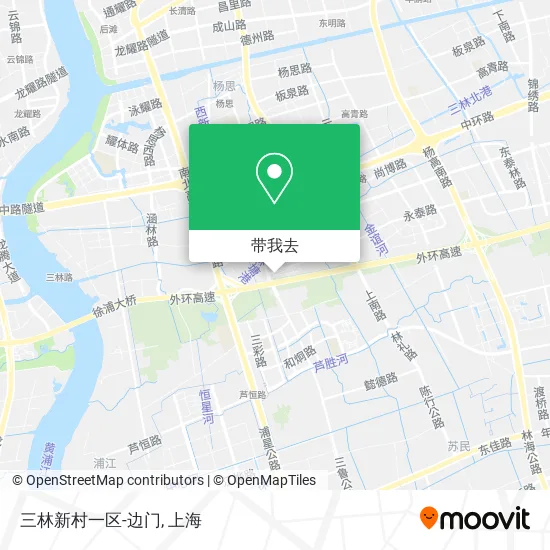 三林新村一区-边门地图