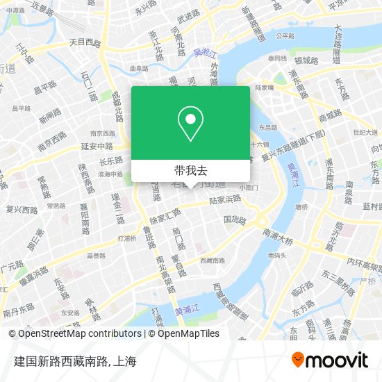 建国新路西藏南路地图