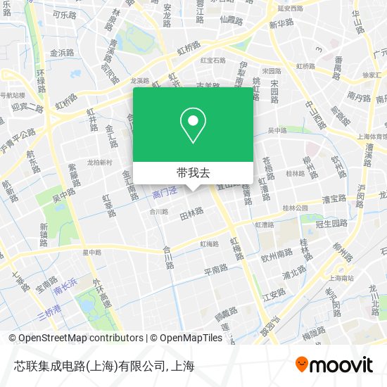 芯联集成电路(上海)有限公司地图