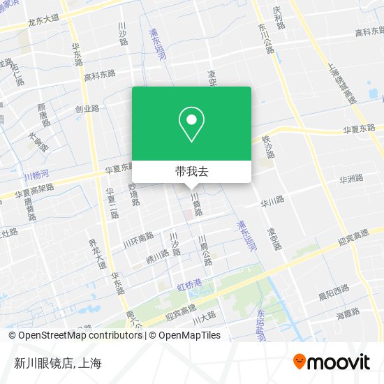 新川眼镜店地图