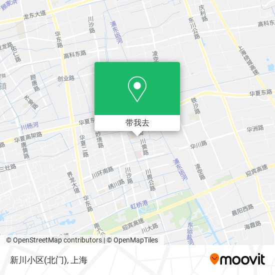 新川小区(北门)地图
