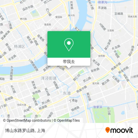 博山东路罗山路地图
