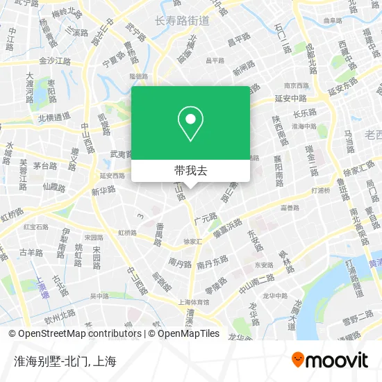 淮海别墅-北门地图