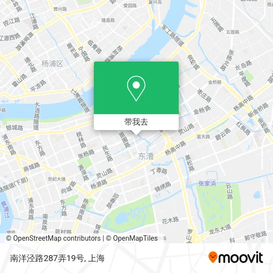 南洋泾路287弄19号地图