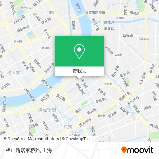 栖山路居家桥路地图