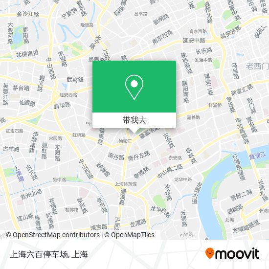 上海六百停车场地图