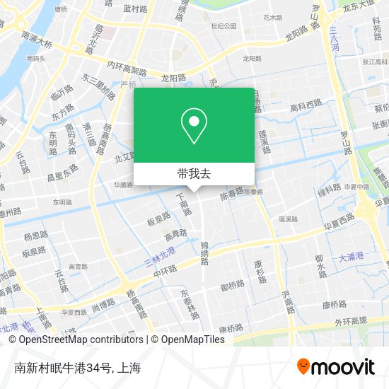 南新村眠牛港34号地图