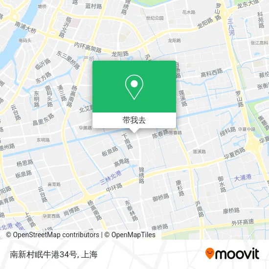 南新村眠牛港34号地图