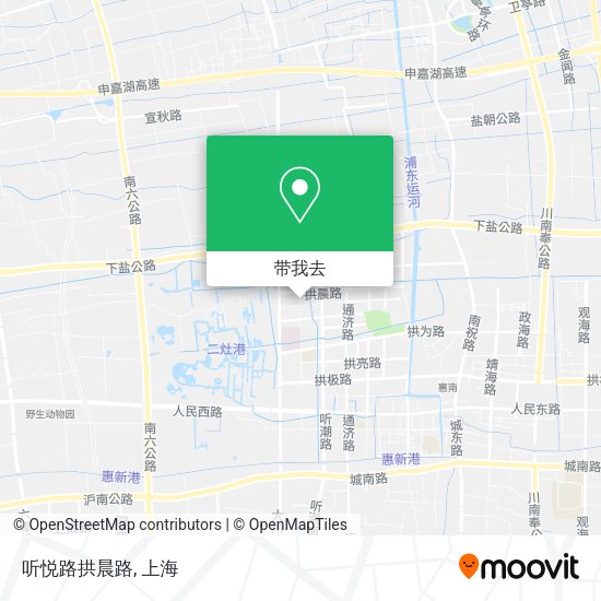 听悦路拱晨路地图