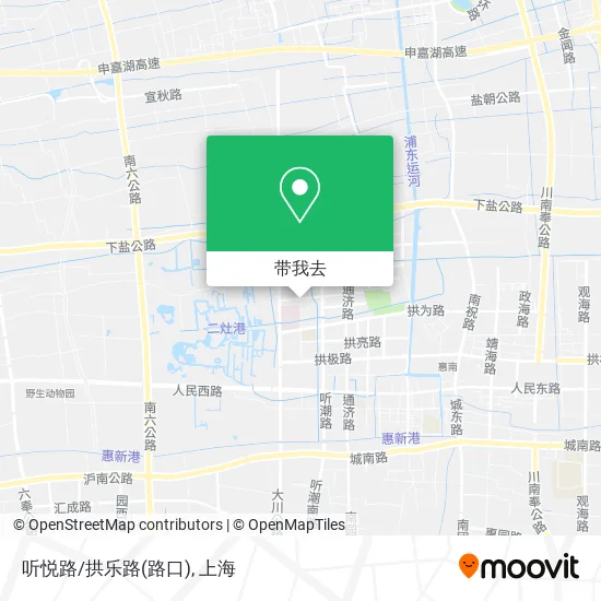 听悦路/拱乐路(路口)地图