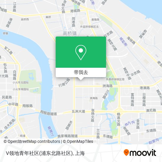 V领地青年社区(浦东北路社区)地图