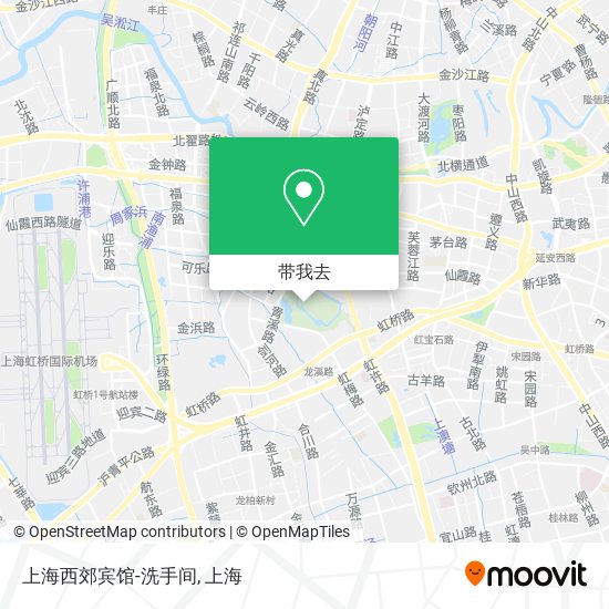 上海西郊宾馆-洗手间地图