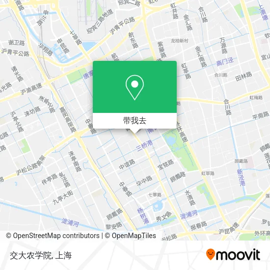 交大农学院地图