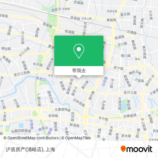 沪居房产(清峪店)地图