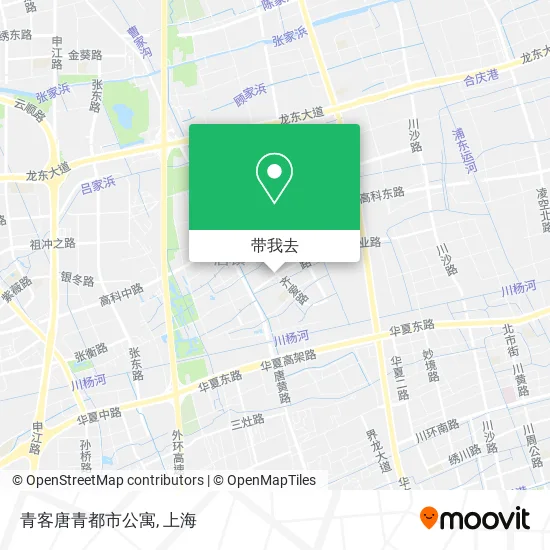 青客唐青都市公寓地图