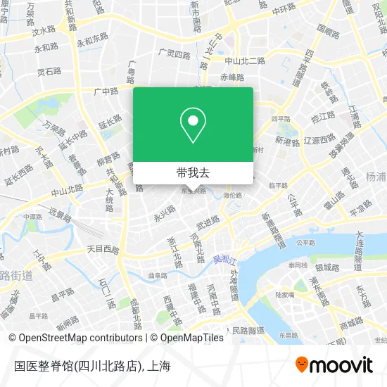 国医整脊馆(四川北路店)地图