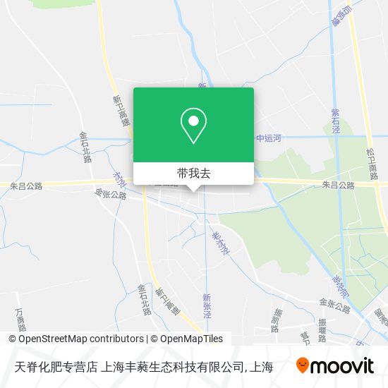 天脊化肥专营店 上海丰蕤生态科技有限公司地图