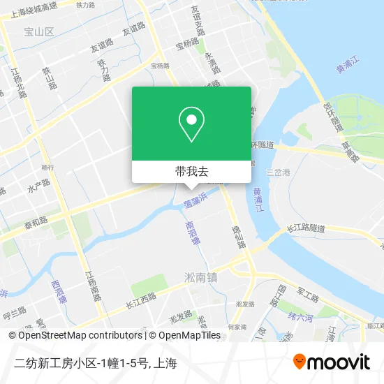 二纺新工房小区-1幢1-5号地图