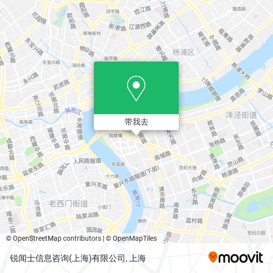锐闻士信息咨询(上海)有限公司地图