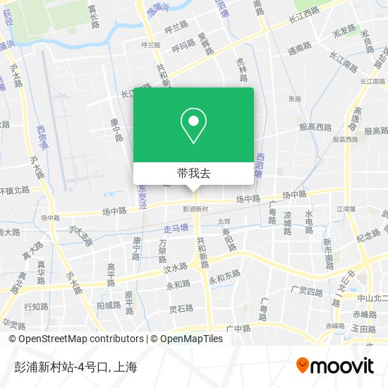 彭浦新村站-4号口地图