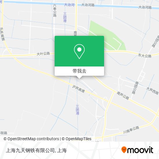 上海九天钢铁有限公司地图