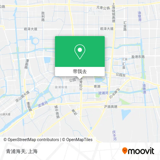 青浦海关地图