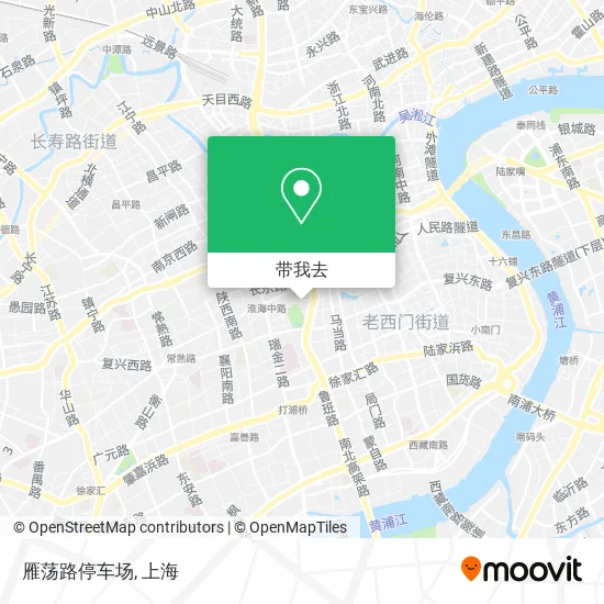 雁荡路停车场地图