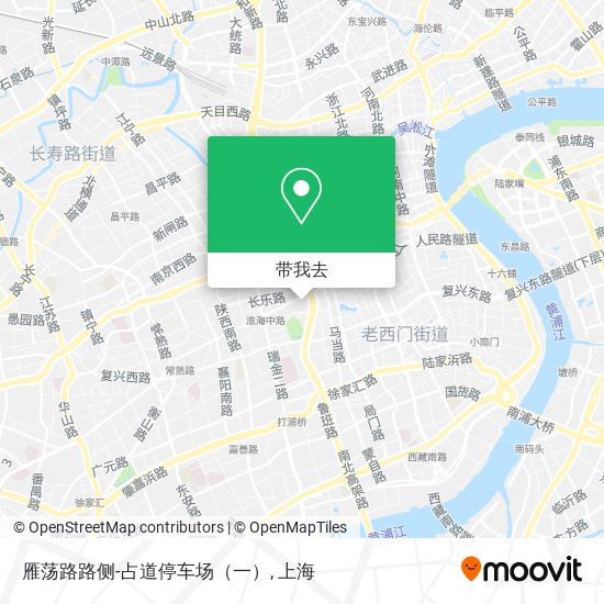 雁荡路路侧-占道停车场（一）地图