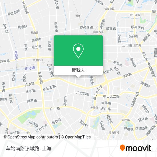 车站南路凉城路地图