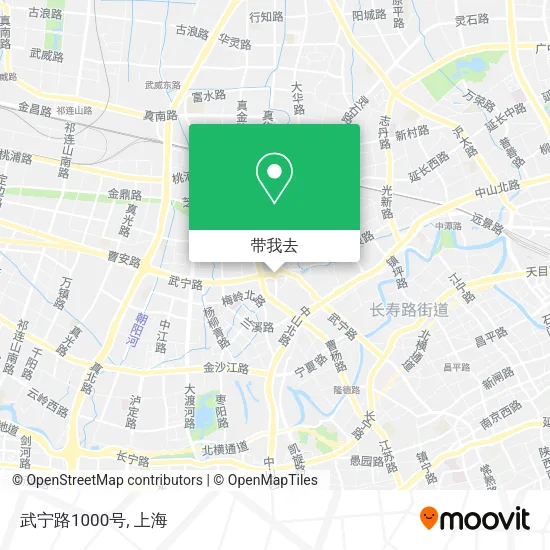 武宁路1000号地图