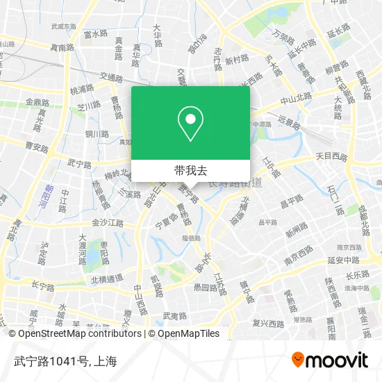 武宁路1041号地图