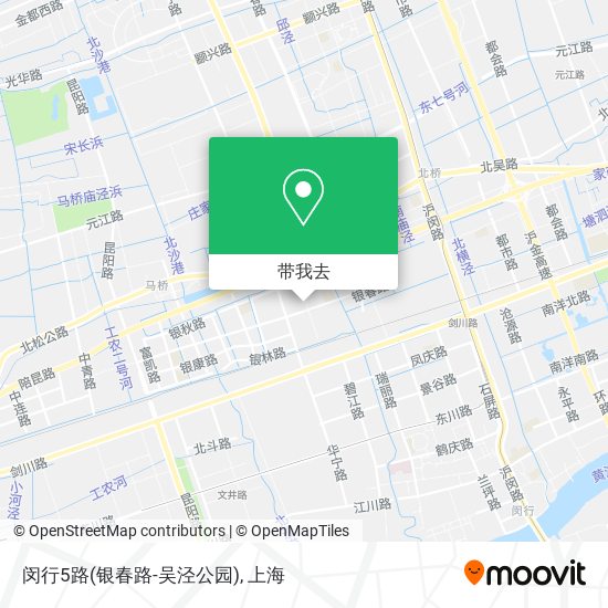 闵行5路(银春路-吴泾公园)地图