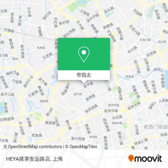 HEYA摇茶安远路店地图
