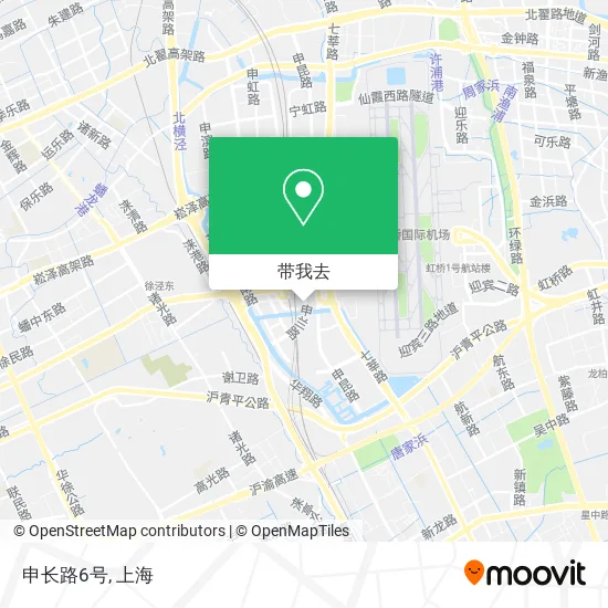 申长路6号地图