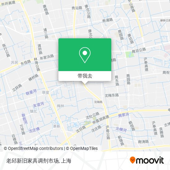 老邱新旧家具调剂市场地图