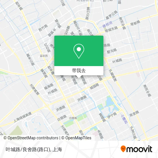 叶城路/良舍路(路口)地图