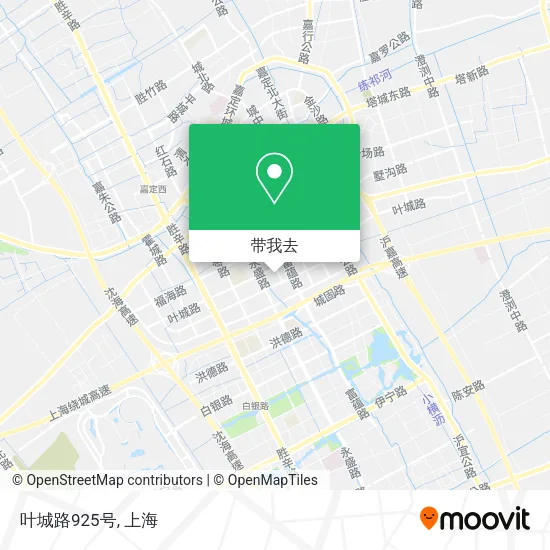 叶城路925号地图