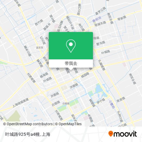 叶城路925号a4幢地图