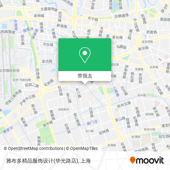 雅布多精品服饰设计(华光路店)地图