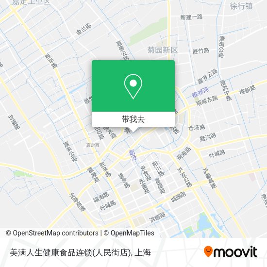 美满人生健康食品连锁(人民街店)地图