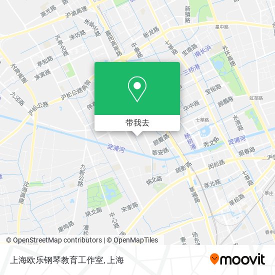 上海欧乐钢琴教育工作室地图