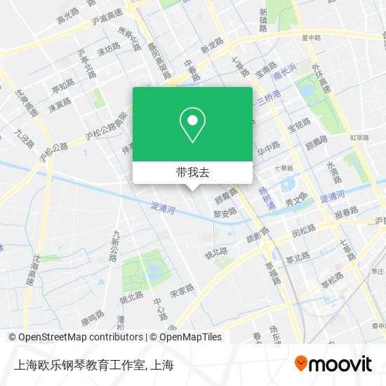 上海欧乐钢琴教育工作室地图