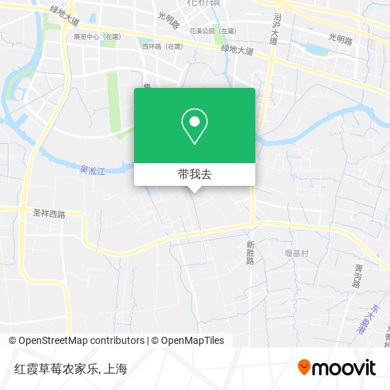 红霞草莓农家乐地图