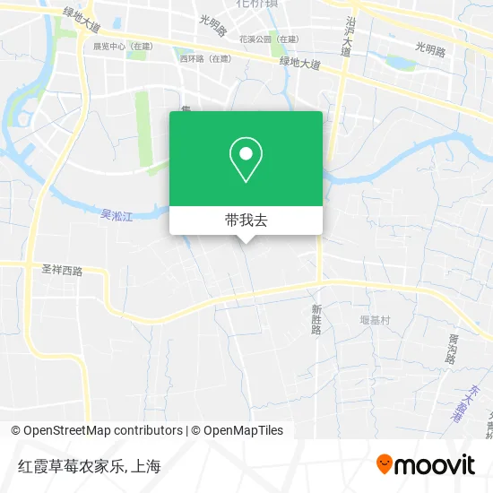 红霞草莓农家乐地图