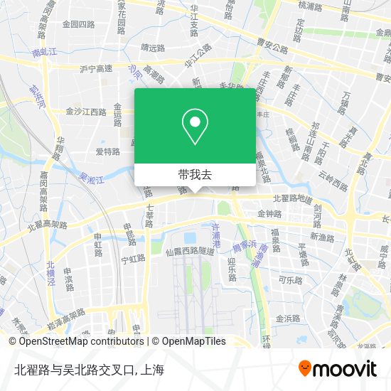 北翟路与吴北路交叉口地图