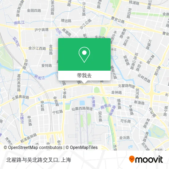 北翟路与吴北路交叉口地图